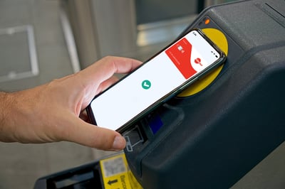 Using your phone's digital wallet can save you time on your commute!
