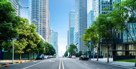 Public transportation reduces the collective environmental impact of commuting to work – leading to healthier environments and less pollution!